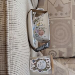 Alice In wonderland Gift Set Teacup And Saucer And Rose Candle Perfect For Tea